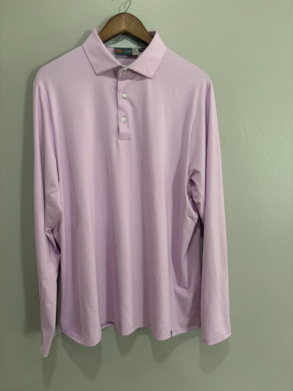 KJUS Long Sleeve Performance Polo Shirt with UPF50+